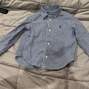 Gingham Cotton Poplin Shirt